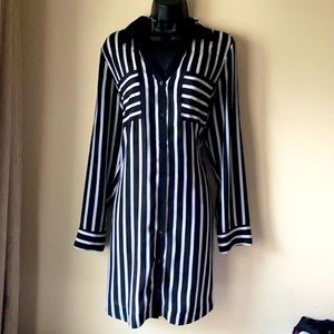 Portofino Striped Shirt Dress